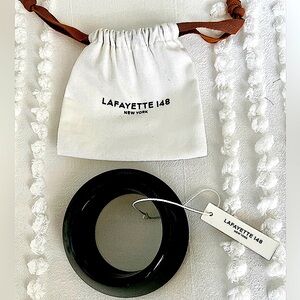 New with Tag - Chic Lafayette 148 New York - Black Enamel Bracelet